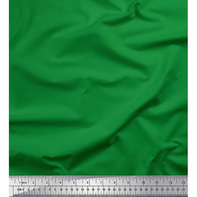 Soimoi polyester Crepe Fabric Leaves & Flower Panel Printed Fabric 1 Yard 42 Inch Wide