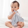 thumbnail image 3 of Btomtd Infant Cloth Soothing Handkerchief Infant Sleeping Doll Soothing Handkerchief, Gray, 3 of 5