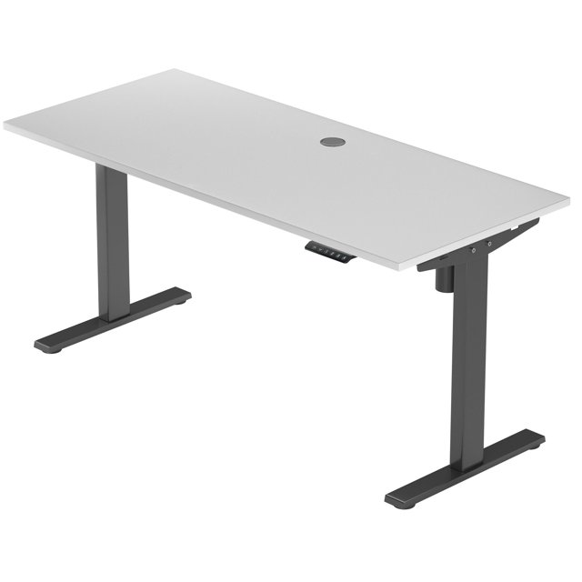 PROGRESSIVE DESK Standing Desk 48x30 - Electric Adjustable Height Stand Up Desk - One Piece Top