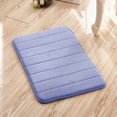 thumbnail image 1 of Soft Plain Absorbent Rugs Home Memory Non-slip Coral Velvet Foam Mat, 1 of 8