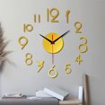 thumbnail image 3 of Lefu 3D Frameless Wall Clock, Silent DIY Wall Clock Number Wall Stickers Home Decor, 3 of 9