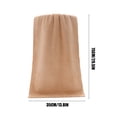 thumbnail image 2 of Bigersell Bathroom Towels 75 x 35 cm Solid Microfiber Soft Plush Bath Towels Super Absorbent Face Towels Rectangular Bathing Shower Towels Quick Dry Hand Bath Towels D, 2 of 3