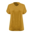 thumbnail image 3 of FAIWAD Womens Tops Summer Plus Size Casual V Neck Short Sleeve Drop Shoulder T-Shirt Loose Comfy Basic Tunic Tops, 3 of 3