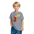 thumbnail image 3 of RXIRUCGD 2025 Vêtements d'Été pour Enfants T-shirt Imprimé Mode Mignon Col Rond Manches Courtes, 3 of 5