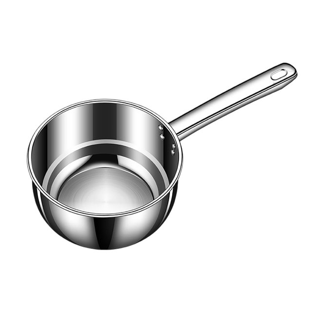 Cuillère de Cuisine en Acier Inoxydable Robuste - avec Longs Manche, pour Cuisine, Verser Épaissi