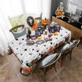 thumbnail image 3 of Halloween Spider Web Tablecloth Rectangle, Halloween Table Cloth Rectangle 60 x 84 Inch, Halloween Tablecloths for Rectangle Tables, Halloween Table Cover for Party Decor, 3 of 4