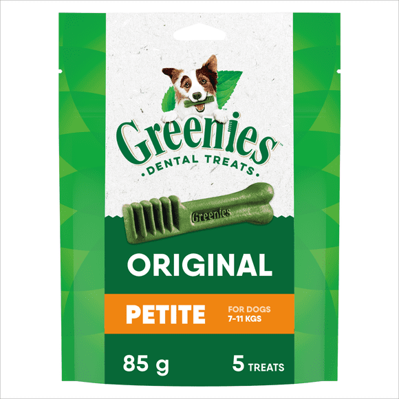 Gâteries dentaires naturelles pour chiens adultes Greenies Original PETIT format