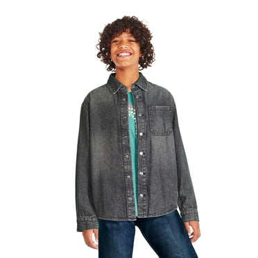 George Boys' Long-Sleeve Denim Shirt
