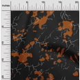 thumbnail image 2 of oneOone Velvet Rust Brown Fabric Abstracts Craft Projects Decor Fabric Printed By The Yard 58 Inch Wide, 2 of 4
