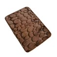 thumbnail image 1 of Abbracc 40x60cm Bathmat Quick Absorbent Machine Washable 3D Effect Coral Velvet Bath Rug Coffee, 1 of 7