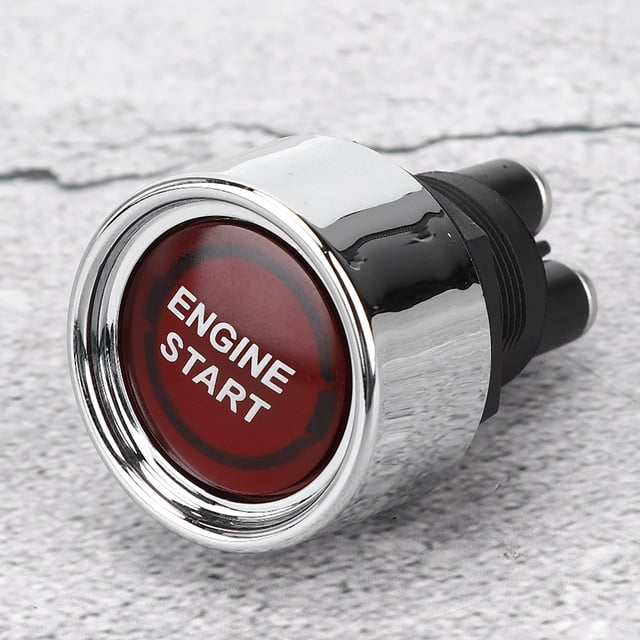 Interrupteur de Démarrage Moteur Bouton Poussoir Led Interrupteur de Démarrage Moteur Led Interrupteur d'Allumage Bouton de Démarrage Arrêt Moteur pour RVs Voiture de Course