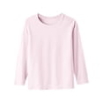 thumbnail image 4 of YUNAFFT Unisex Kids Layering T-shirts Long Sleeve Round Neck Lightweight Basic Solid Color Pack of 3 Essential Everyday Style, 4 of 9