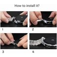 thumbnail image 2 of KOMI Quick Release Watch Strap,18mm 20mm 22mm Premium Solid Stainless Steel Watch Band Replacement 20mm Multi-Colored, 2 of 5