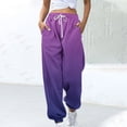 thumbnail image 1 of Simua Pantalon de Survêtement Léger pour Femmes avec Poches Dégradé pour la Course, 1 of 5