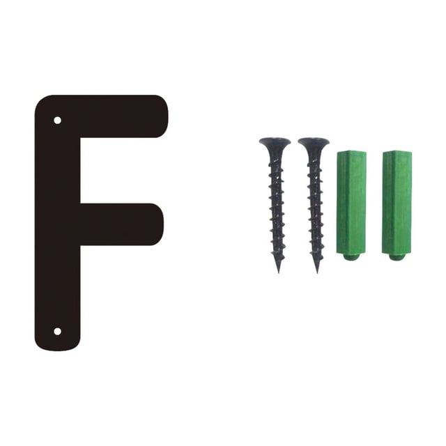 Big Savings! Three-Dimensional Iron Art Number Sign, House Number Metal Letters, Wall-Mounted Home Address Sign with Screws for Outdoor and Indoor Use