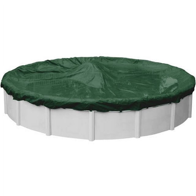 Pool Mate 3230-4-PM Couverture de Piscine hors Terre Ronde d'Hiver Robuste, 30 Pi, Vert Gazon