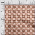 thumbnail image 2 of oneOone Silk Tabby Brown Fabric Floral Sewing Craft Projects Fabric Prints By Yard 42 Inch Wide, 2 of 4