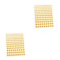 thumbnail image 1 of Wweixi Eye Face Gems Rhinestone Stickers Beads No Glue Eyebrow Rainbow Makeup Jewelry Accessory DIY Decorations Wedding Yellow 2Set, 1 of 6
