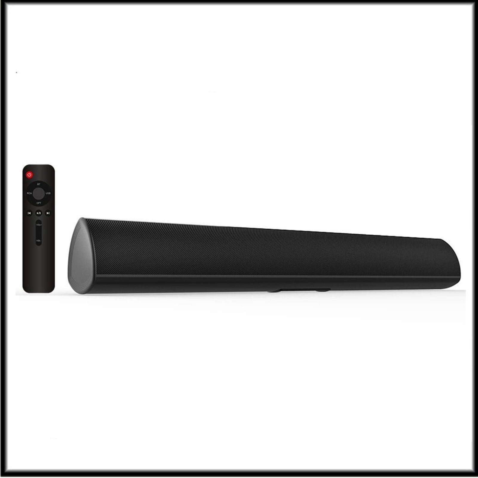 80W TV SoundBar Bluetooth Speaker Home Theater System 3D Surround Sound Bar Subwoofer Audio Remote Control Wall Mountable ,High Sound