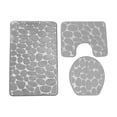 thumbnail image 2 of LSLJS 3-Piece Bathroom Carpet Super Soft Non Slip Bathtub Carpet and Absorbent Bath Mat Bathroom Carpet Plush Bath Mat for Bathroom, Bathroom Rugs Bathroom Decor, 2 of 5