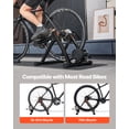 thumbnail image 4 of VEVOR Bike Trainer, 6 Level Resistance, 26-29 in & 700C Wheels, Foldable Magnetic Bicycle Stationary Stand for Indoor Exercise Riding with Quick Release Skewer & Front Wheel Riser Block for Road Bikes, 4 of 9