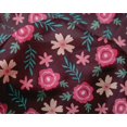 thumbnail image 4 of oneOone Silk Tabby Fabric Leaves & Floral Artistic Decor Fabric Printed BTY 42 Inch Wide, 4 of 4