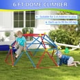 thumbnail image 4 of Outsunny 6 FT Geometric Dome Climber w/ Rust UV-Resistant Steel, 4 of 10