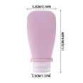 thumbnail image 2 of Travel Dispensing Bottle Set for Outdoor Adventures and Home Cosmetics Leak-Proof Portable Silicone Containers, 2 of 3
