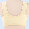 thumbnail image 3 of Bocqde Plus Size Sport Bras for Women Breathable Mesh Full Coverage Soft Bras Light Front-Closing Wireless Gathering Push Up Bralettes, 3 of 8