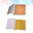 thumbnail image 4 of UPOUART Feuilles de Papier Aluminium Imitation Or pour Argile 200Ensemble Or Rose Doré, 4 of 8