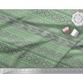 thumbnail image 3 of Soimoi Cotton Voile Fabric Aztec Geometric Decor Fabric Printed Yard 56 Inch Wide, 3 of 3