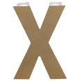 thumbnail image 1 of HAMPTON ART MDF 22.8cm LETTRE X, 1 of 2