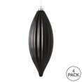 thumbnail image 2 of Vickerman M183217S 8 in. Black Shiny Line Finial Ornament  4 per Bag, 2 of 3