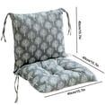 thumbnail image 3 of Birdeem High Back Chair Cushion Indoor and Outdoor Porch Wags Cushion Rainproof Rocking Chair Cushion All-Weather Replacement Cushion, 3 of 12