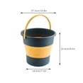 thumbnail image 3 of RXIRUCGD Folding Bucket, Car Wash, Telescopic Portable Foot Bucket, 3 of 8