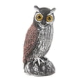 thumbnail image 2 of Realistic Away Owls Statue Bird Deterrent Owl Decoy Fake, 2 of 8