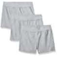 thumbnail image 3 of Hanes Girls Jersey Short 3-Pack, L, Light Steel, 3 of 3