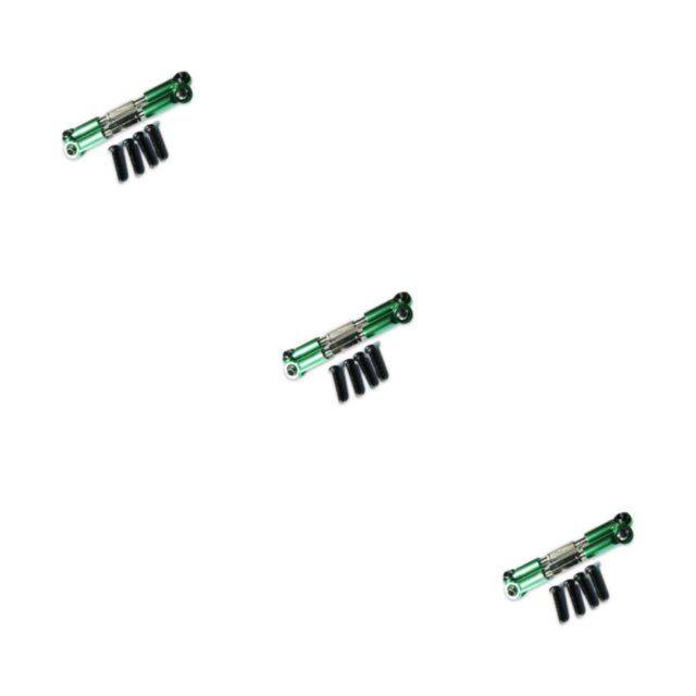 Smilepp Aluminum Alloy Front Rear Servo Link For 1/18 Hobbico Dromida RC Car S Performance With Premium Aluminum Alloy Front green 3Set