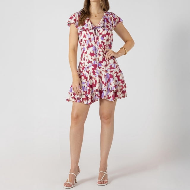 Devoted, Mini-robe à volants, tailles TP à TG