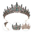 thumbnail image 2 of Diadème en Strass Mariage Diadème de Mariée Couronne Bal Banquets Coiffe pour Femmes, 2 of 8