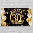 thumbnail image 1 of Birthday Party Banner Home Birthday Theme Backdrop Background Wall theme backdrop; birthday theme Decoration, 30 Years Old, 1 of 8