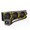 thumbnail image 1 of YESTON Yeston Zeus XT 360 Liquid Cooling Fan with Real-Time Temperature Display and 2.4-Inch Color Screen, Black Finish, Ideal for LGA1700/115X/AM4/AM5 Compatible Platforms, 1 of 6