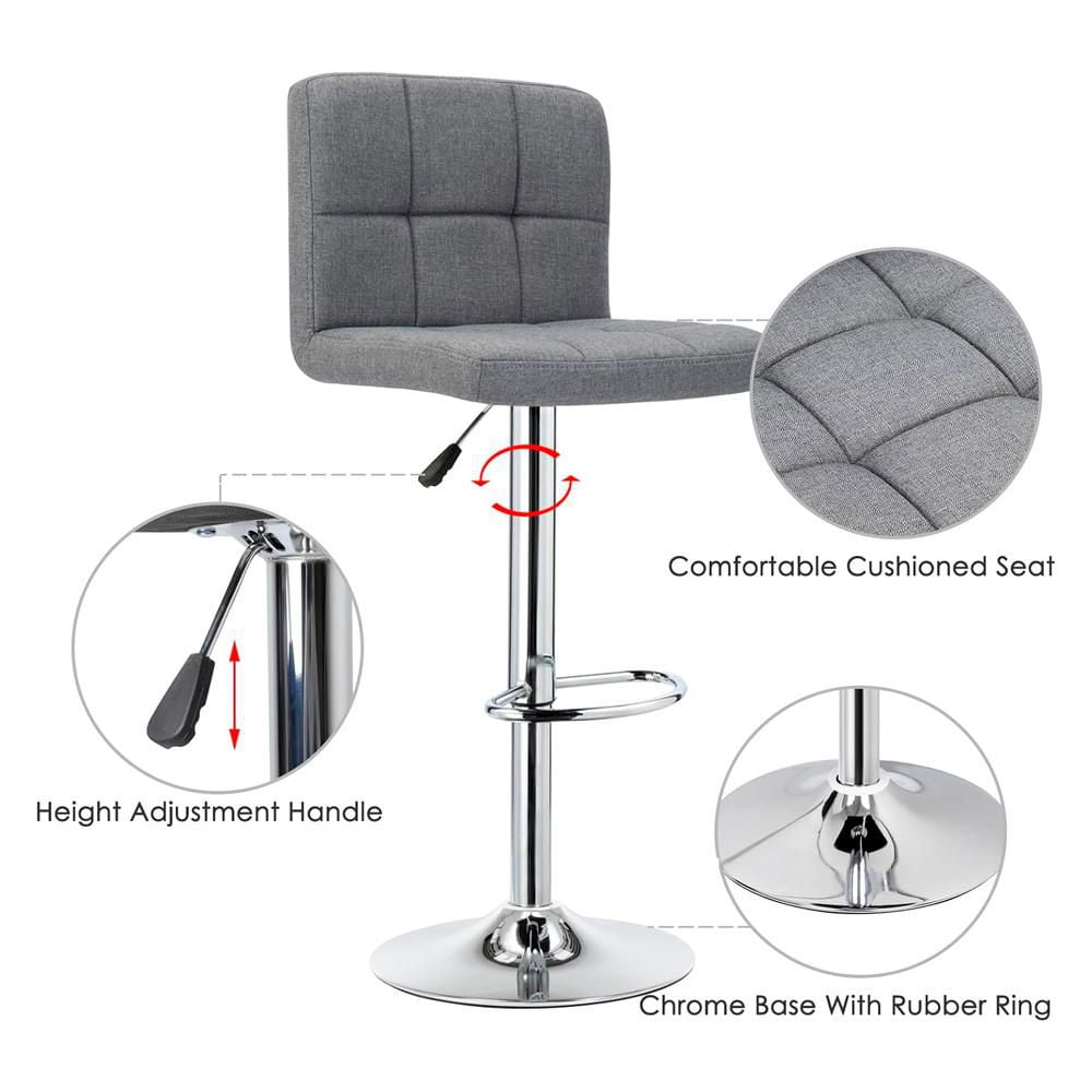 Heavenly Collection Leather Adjustable Stool