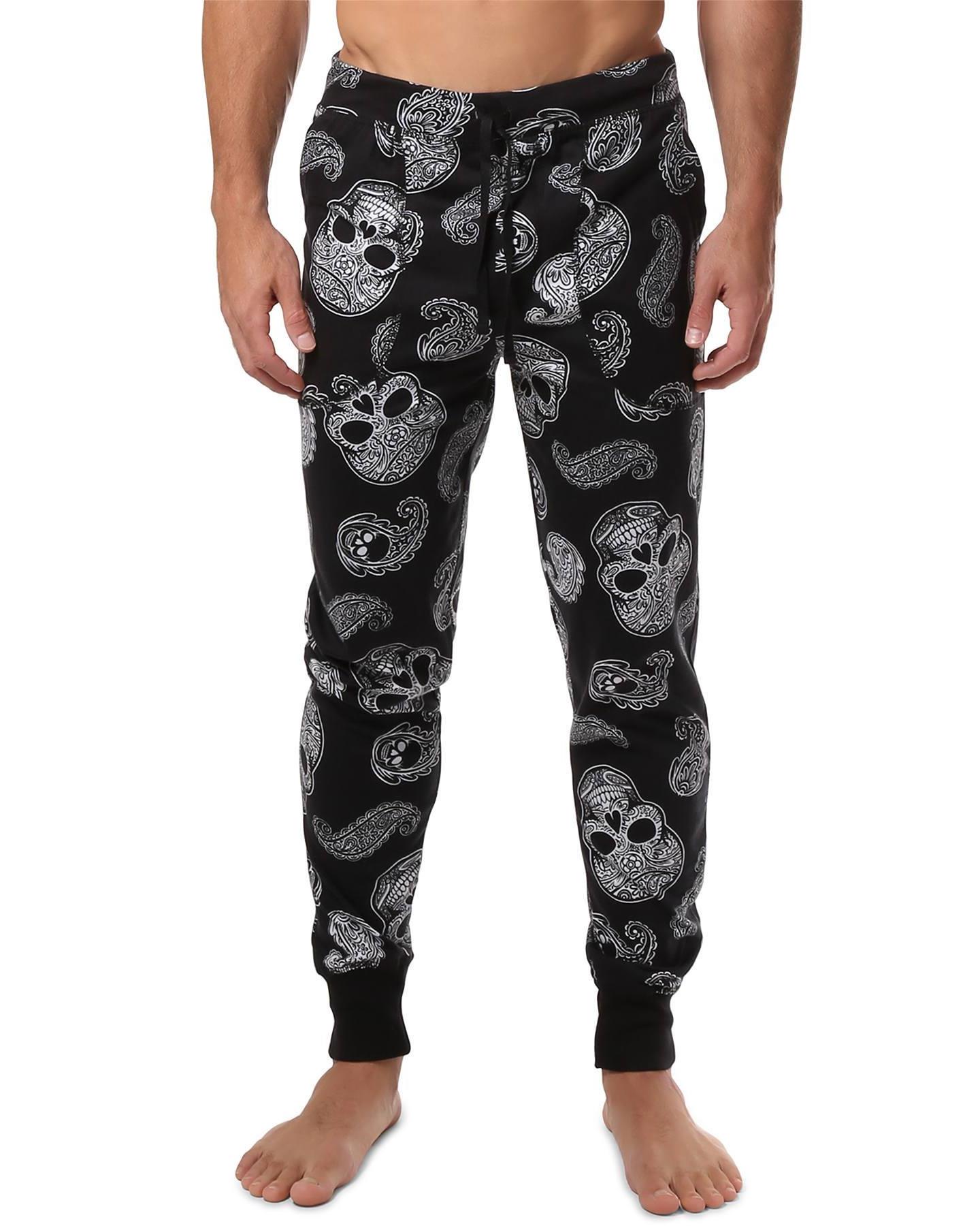 Pantalons de Détente Pyjama pour Hommes à Imprimés Amusants Boxeurs de Nuit