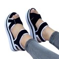 thumbnail image 4 of LSLJS Wedge Sandales pour Femmes, Sandales à Talon Compensé Mode pour Femmes Dames Confortables à Bout Rond Sandales Décontractées Chaussures, 4 of 4