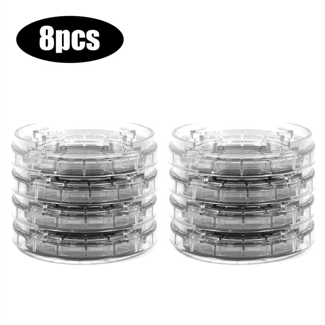 Ccdes Table Risers,8pcs/set Plastic Multi-slot Furniture Leg Risers Non-slip Bed Riser for Table Desk Sofa Chairs,Bed Riser