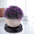 thumbnail image 3 of Pedestal Stand, Mini Wood Display Stand Vase Teapot Bonsai Round Base for Home Office Decoration(#2), 3 of 8