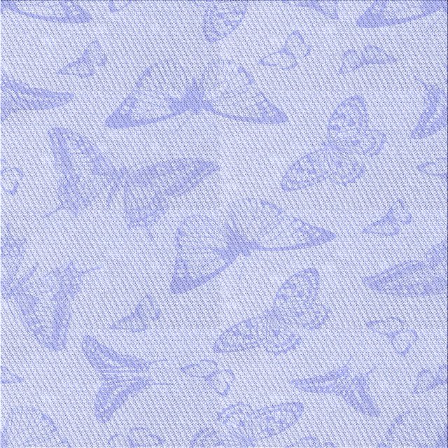 Ahgly Company Machine Washable Indoor Square Transitional Lavender Blue Area Rugs, 6' Square