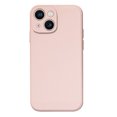thumbnail image 1 of PANDACO Soft Shell Matte Pink Case for iPhone 15 Plus, 1 of 3