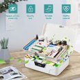 thumbnail image 4 of VONKY ABS Lock Box With Code Lockable Storage Solution For Medicines And Documents Food Safety Medication C, 4 of 6